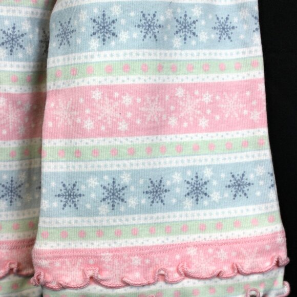 2007 Gymboree Baby Snow Princess 12 18 M Pink Leggings Pants Snowflakes - Picture 6 of 8